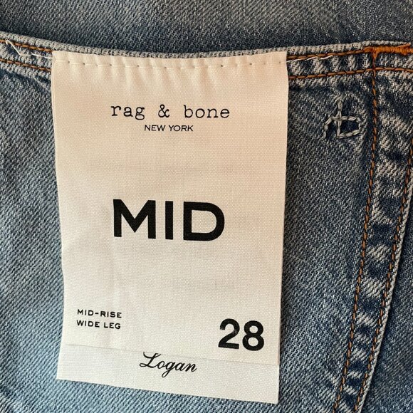 Rag & Bone Featherweight Logan Wide-Leg Jean - Picture 9 of 14